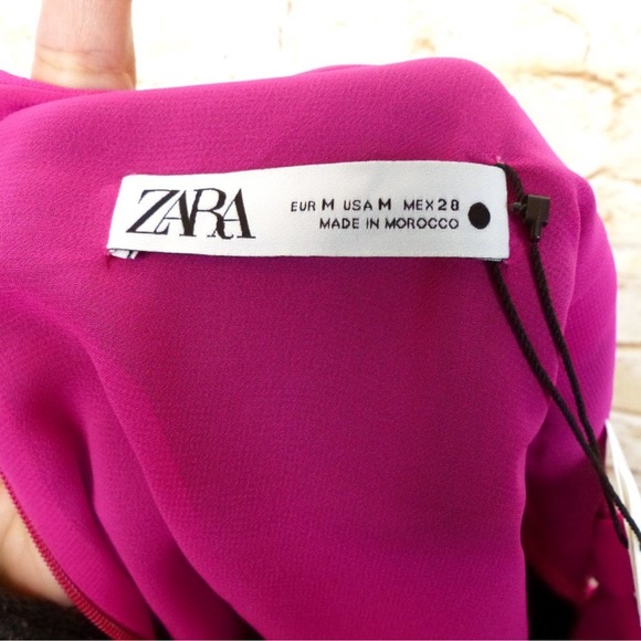 Brand New Zara Pink Mini Dress, size M - Picture 7 of 8